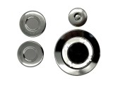 Комплект горелок в сборе для газ поверхностей и плит Midea, Indesit и др.. (Sabaf) 4шт