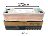 Теплообменник ГВС 16пл 172 мм для Bosch GAZ 3000 W / JUNKERS Euroline, Ceraclass / SAUNIER DUVAL Themaclassic