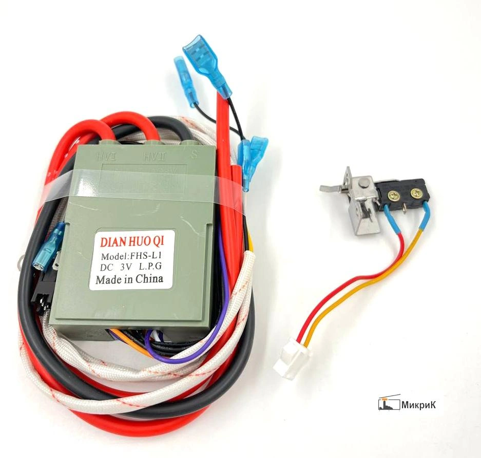 Блок розжига для колонок Bosch Therm 2000 W10 KB и др, с микриком в комплекте.