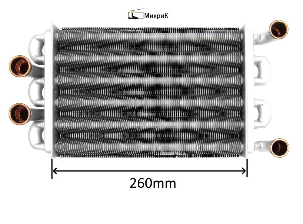 Теплообменник битермический  для ARISTON Egis 65105094 (VALMEX)