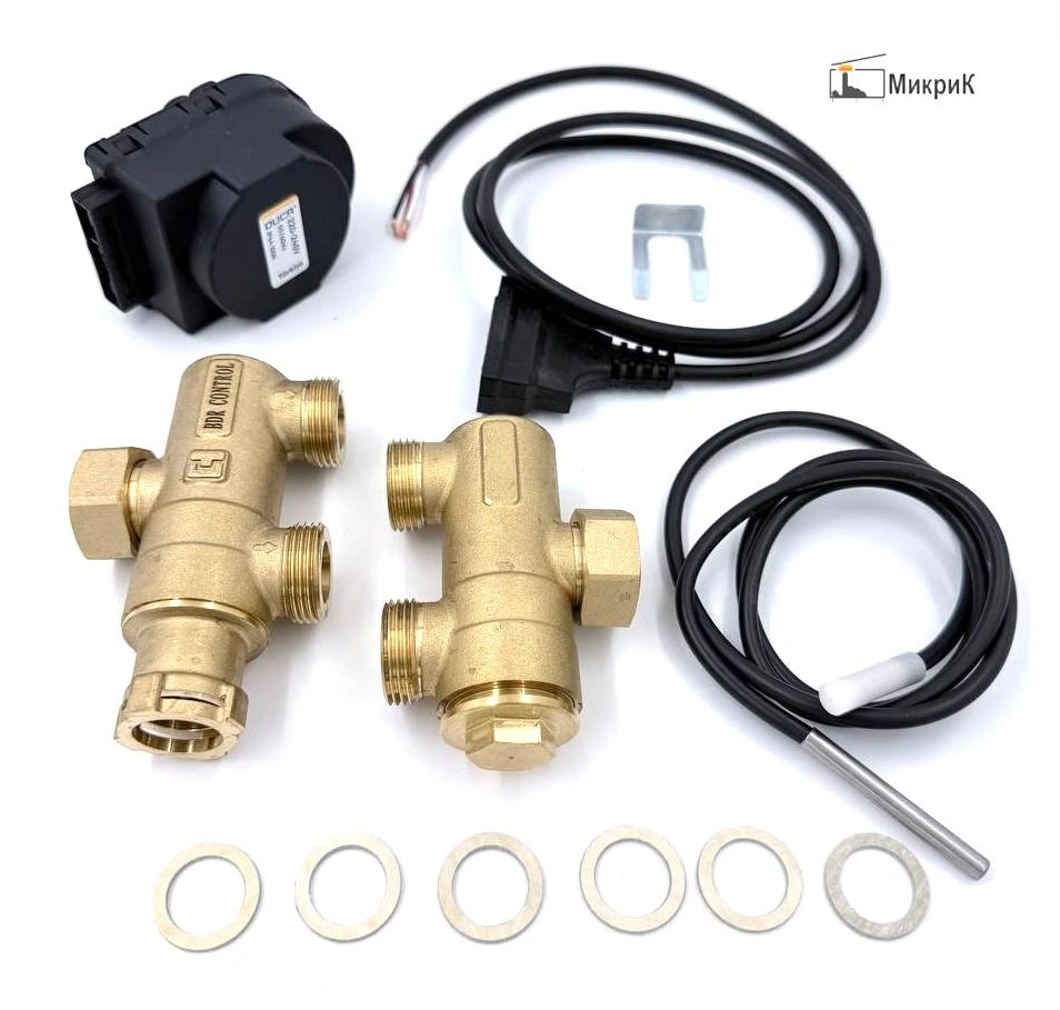 Комплект трехходового клапана подключения бойлера для  Baxi 71141002 DUCA