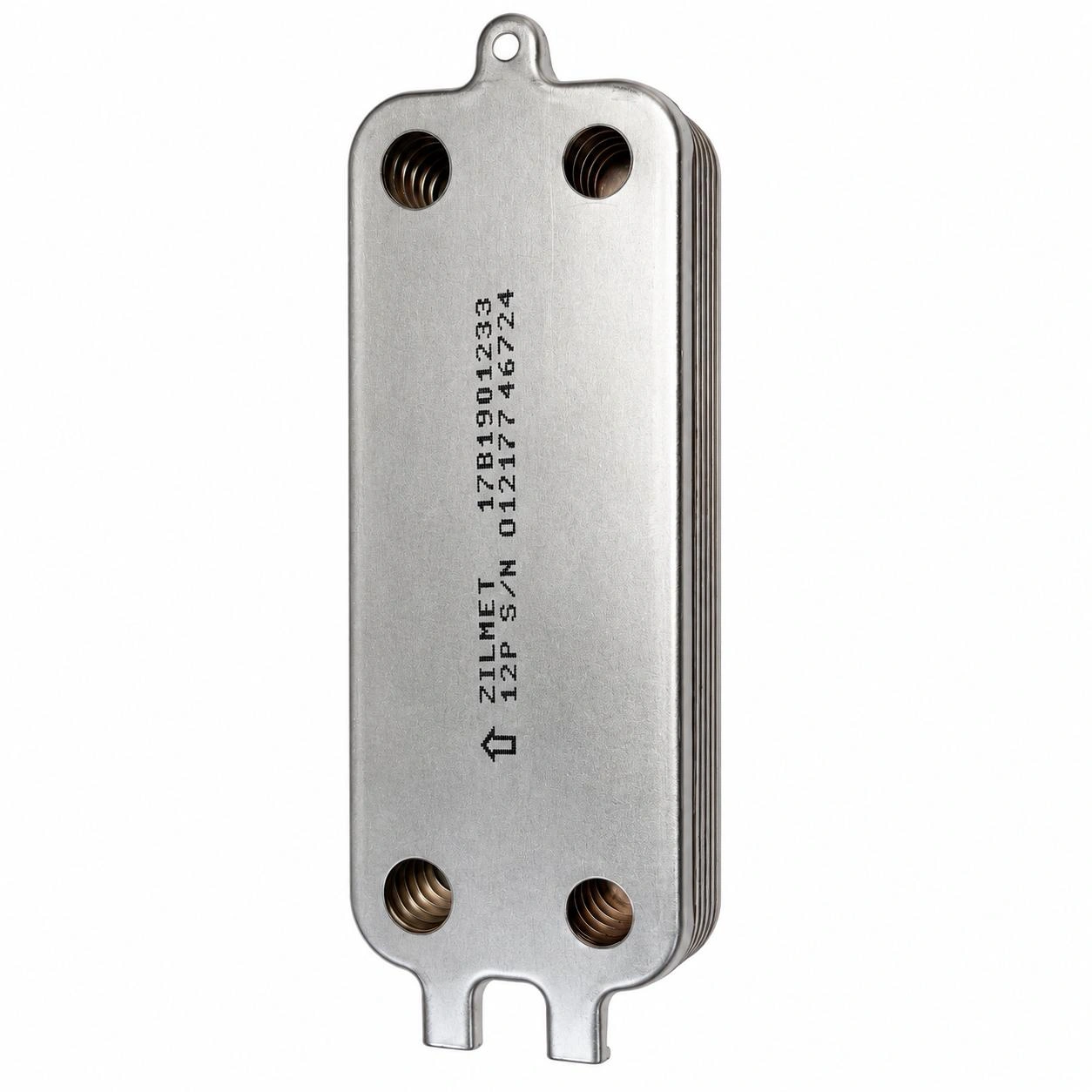 Теплообменник ГВС Zilmet 12 пластин для Bosch Gaz 6000 W / Buderus Logamax U072 — 87186446230